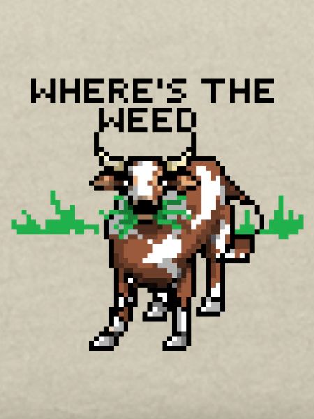 Pixelart Kuh