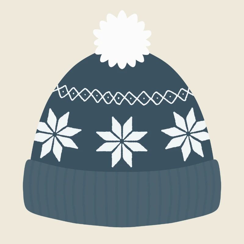 Nordic Snowflake Beanie