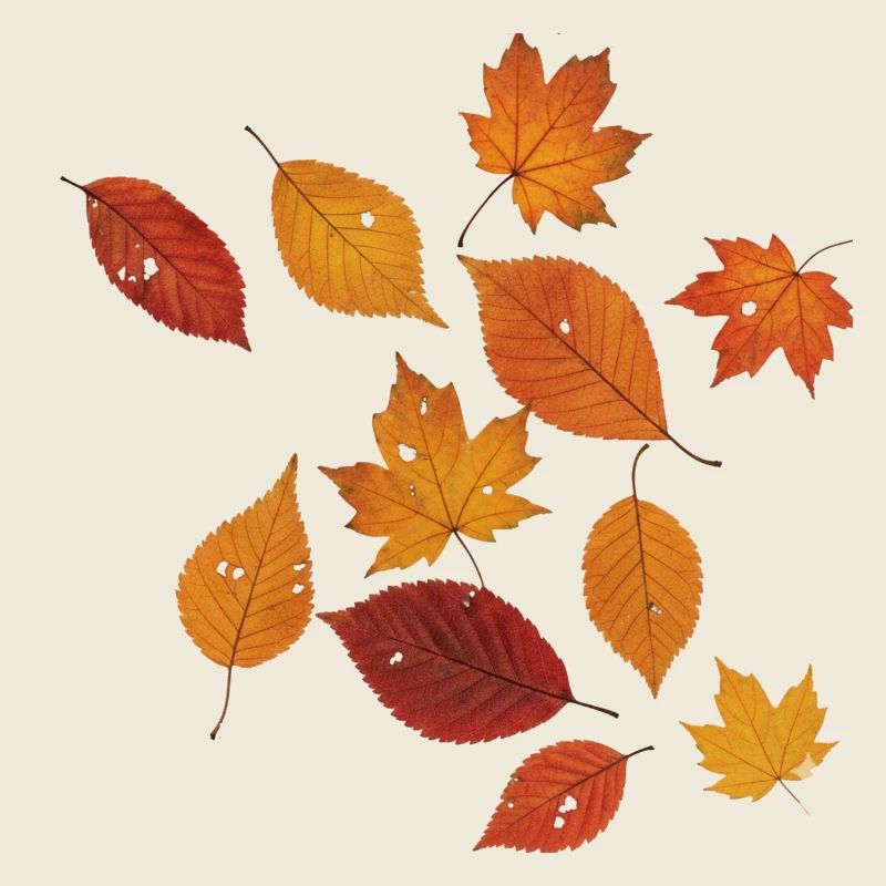 Feuilles d’automne sans bordures