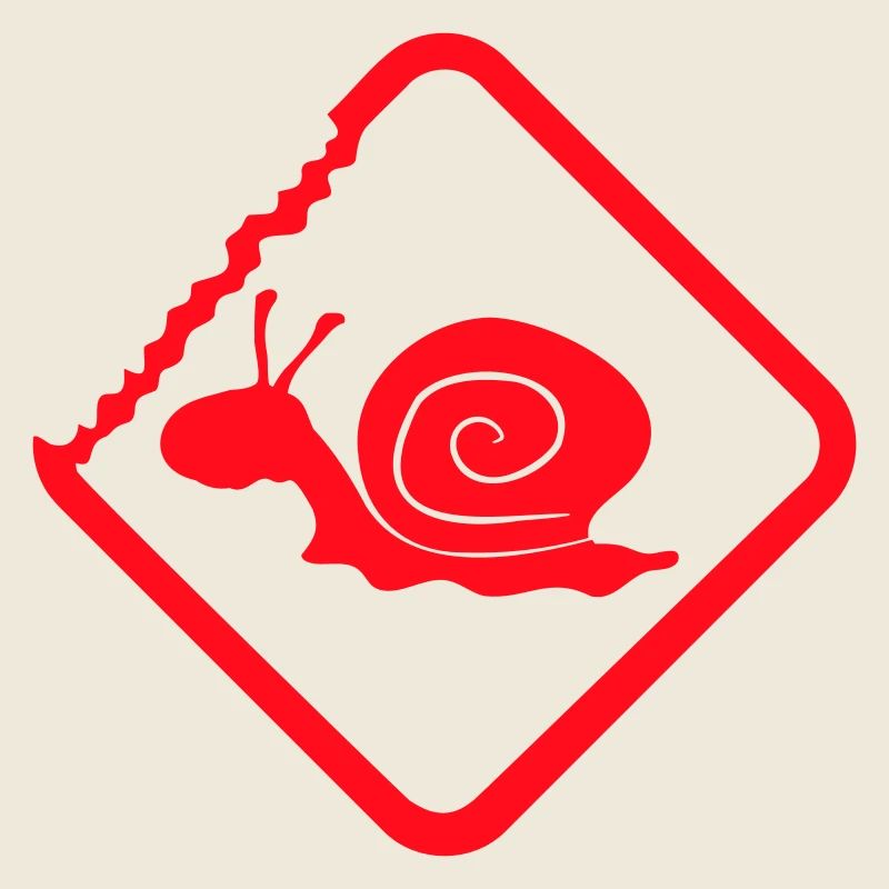 Snail Warning Caution Danger Sign
