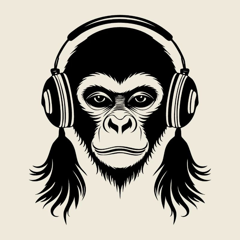 Wild Monkey Head Party Groove Edition Shirt