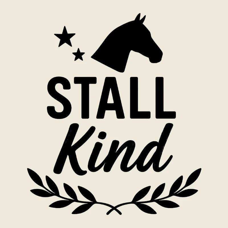 Pferd, Stallkind, lustig