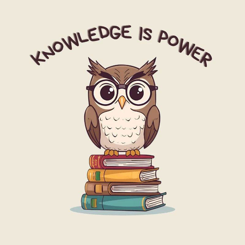 La connaissance, c’est le pouvoir – Cute Owl on Books
