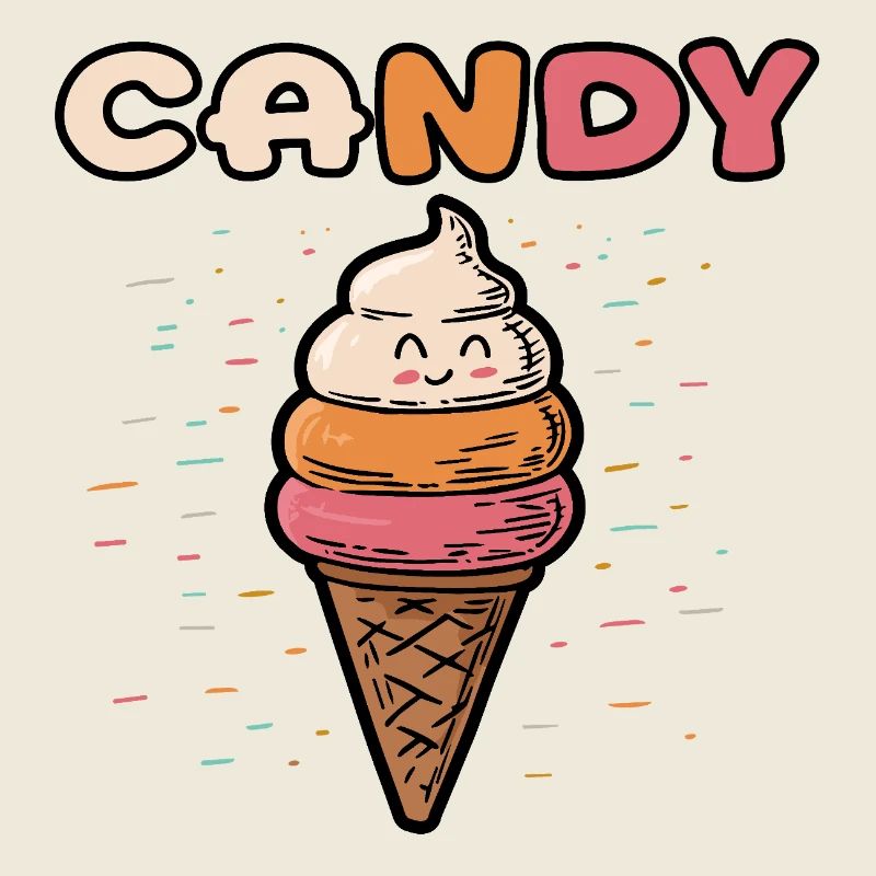 Crème glacée - bonbons
