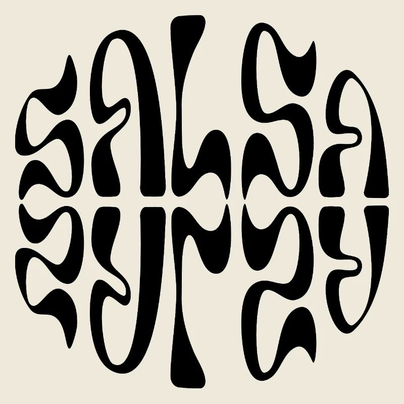 Typografisches Salsa-Logo-Design