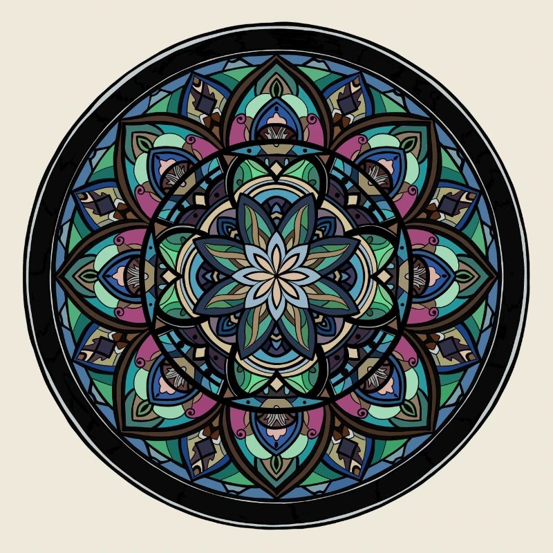 Mandala Color Wheel Center