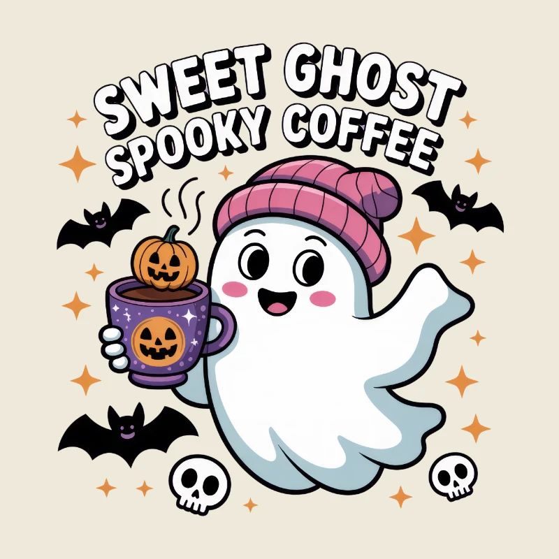 Fantôme Doux Café Halloween