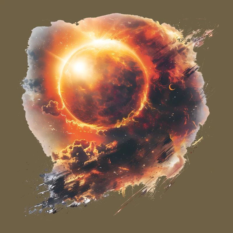 Sonnenfeuer Orb Kunst