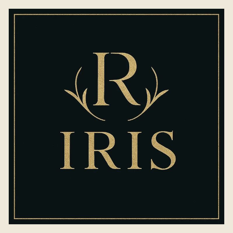 Iris Monogram Gold