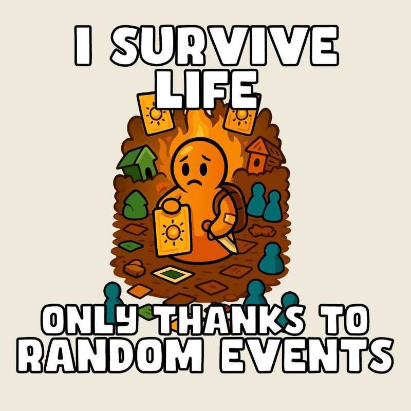 Surviving Life by Random Events