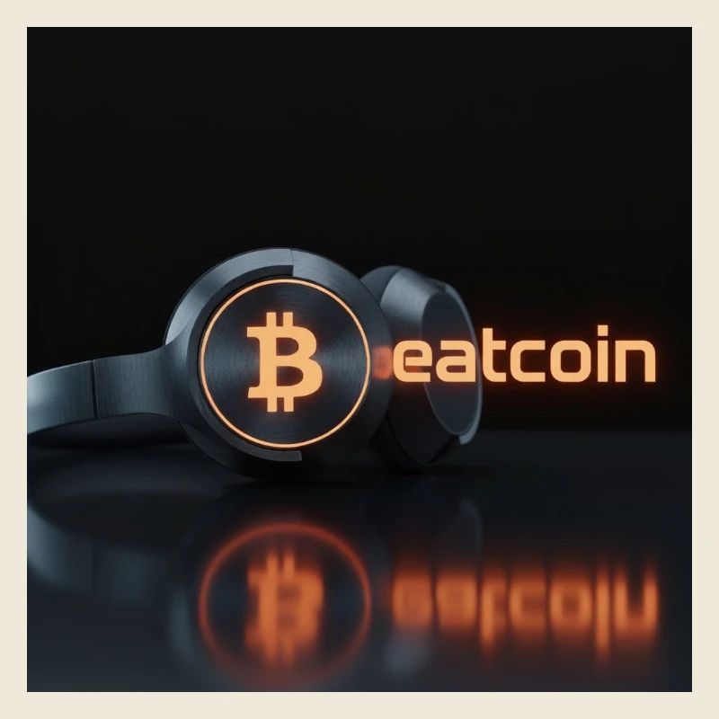 Beatcoin Neon Bitcoin Kopfhörer
