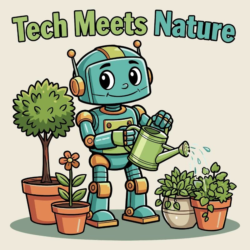 Tech trifft Natur Robotergärtner