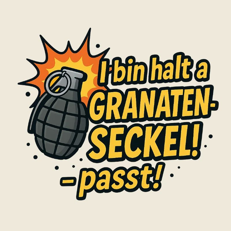 Grenade Seckel Saying T-Shirt