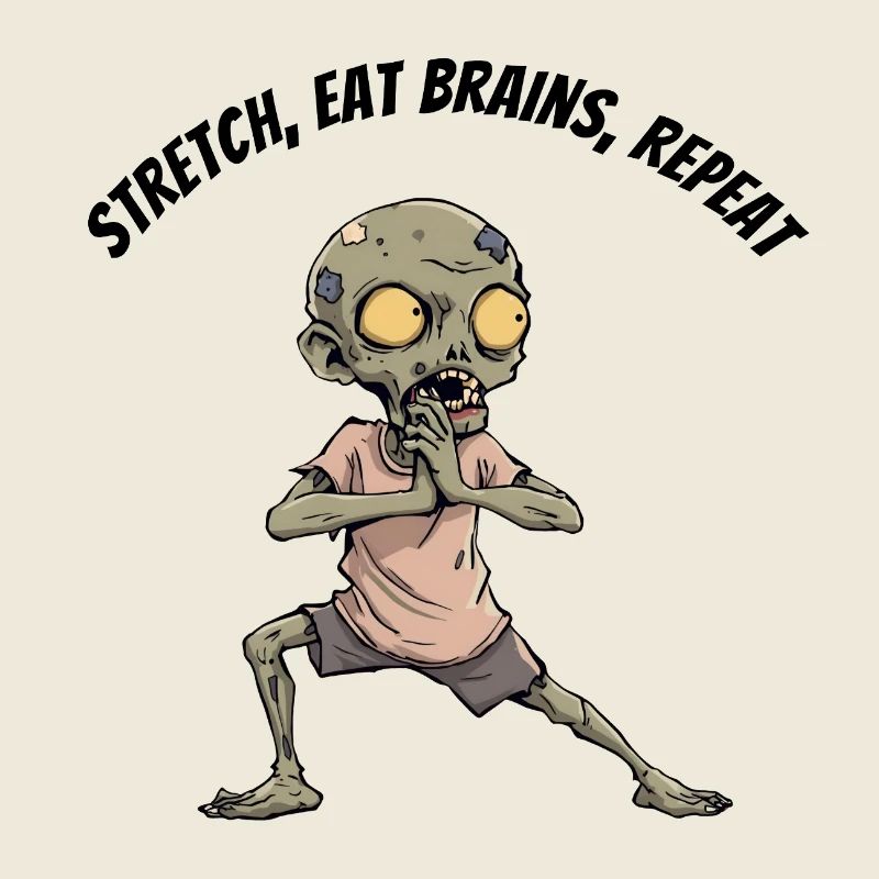 Zombie Stretch Manger Cerveaux Répéter