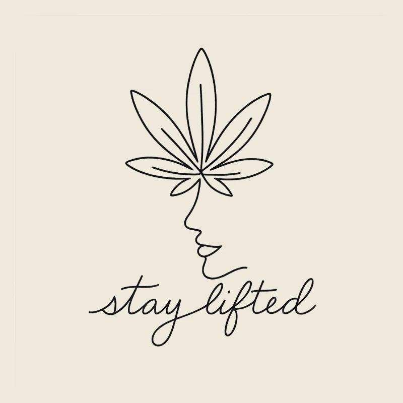 Stay Lifted Blatt-Porträt