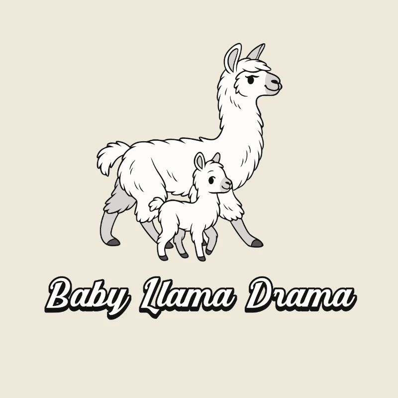Drame du bébé lama – Lamas mignons