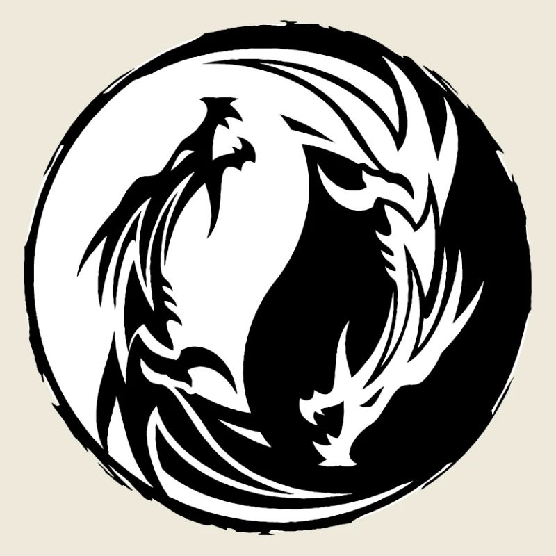 Dragon Yin Yang 