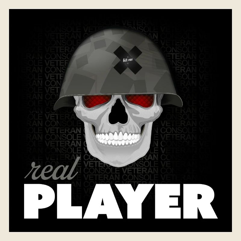 Skull Veteran – Real Player Gaming Helmet Design