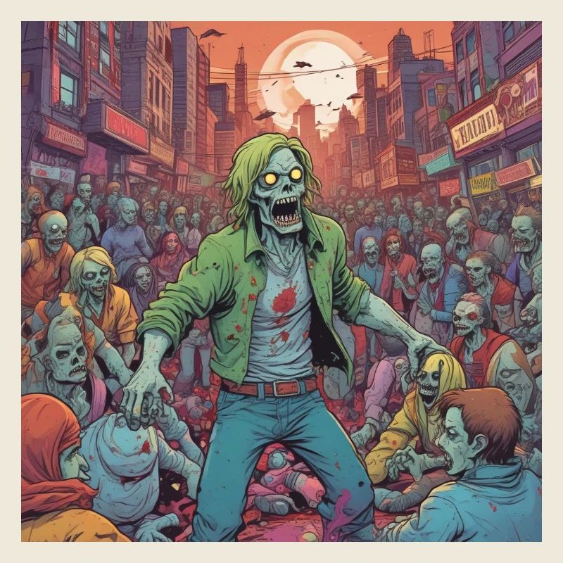 Tempête de zombies en ville