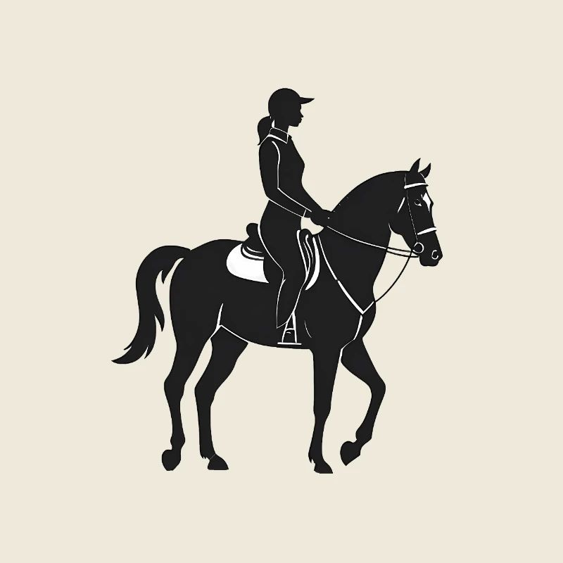Équidé et cheval - Logo Cool Silhouette