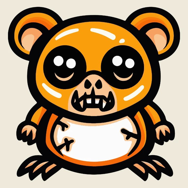 Hamster Halloween Comic Lustig
