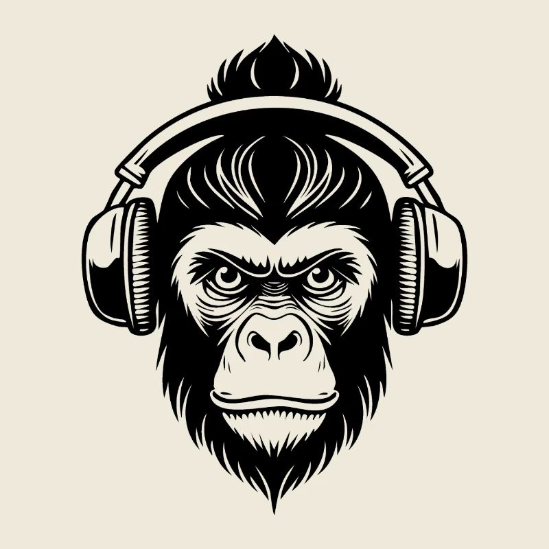 Chemise Monkey Head Chillout Lounge Vibe Edition