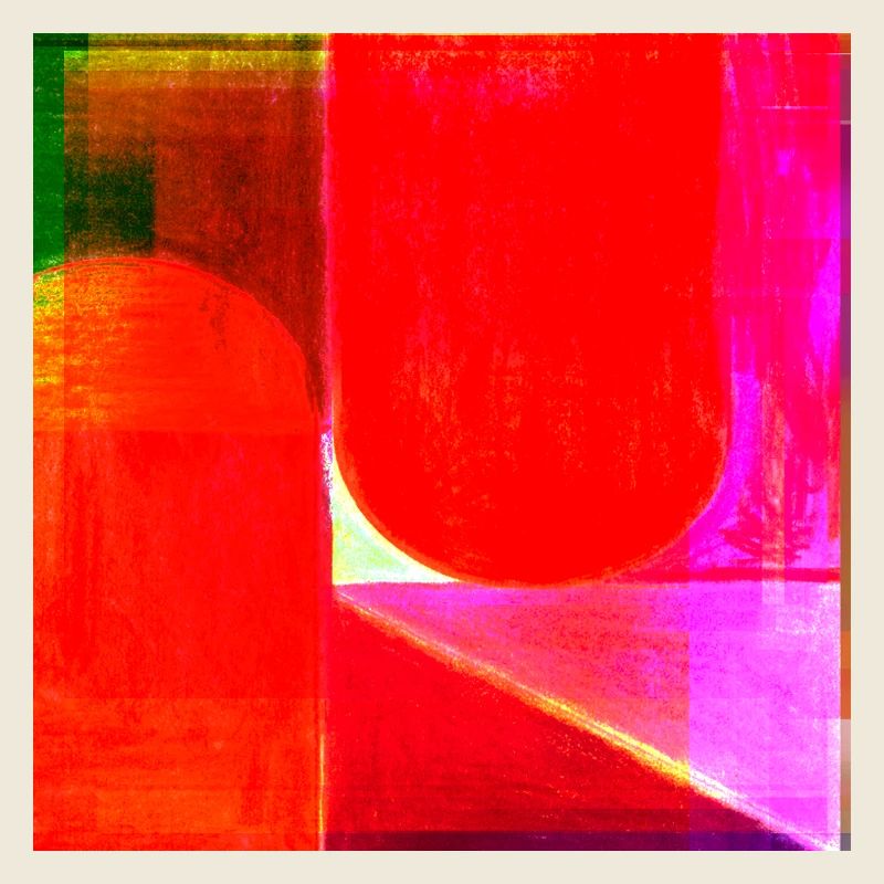 Neon Farbblock Geometrie