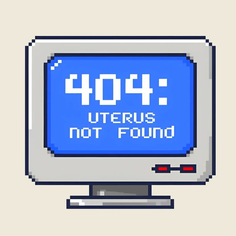 404: Uterus nicht gefunden - 8-Bit Pixel