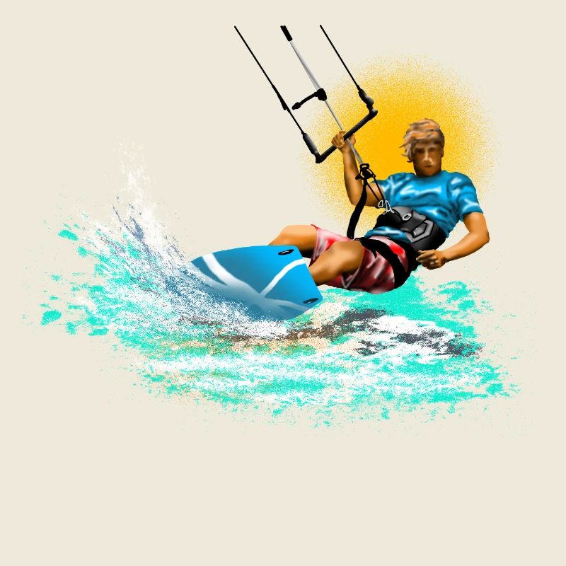 Kitesurfen Neon Splash