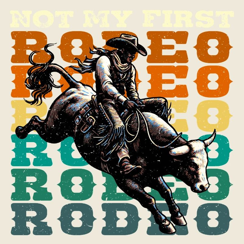 Pas mon premier rodeo vintage cowboy