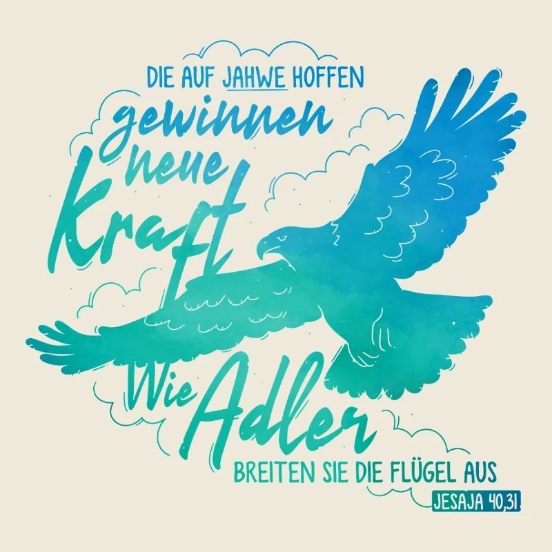 Isaiah 40:31 - Like Eagle Lettering