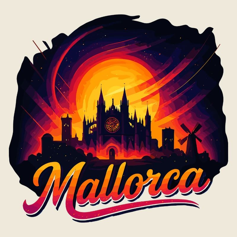 Mallorca Sunset Cathedral Gift Palma