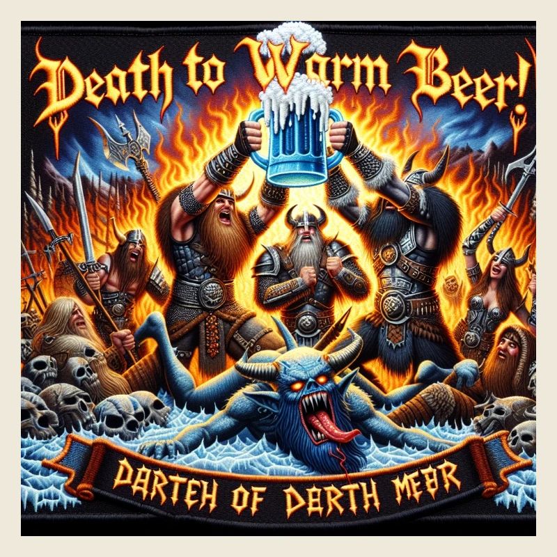 Death to warm Beer - Barbarentriumph