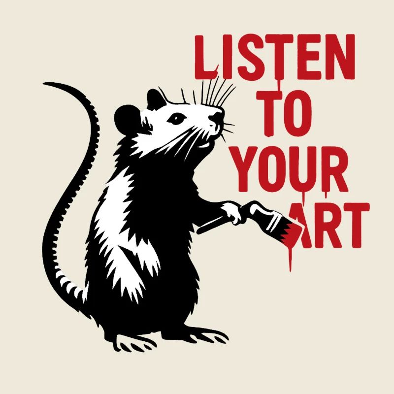 Rat paints your art