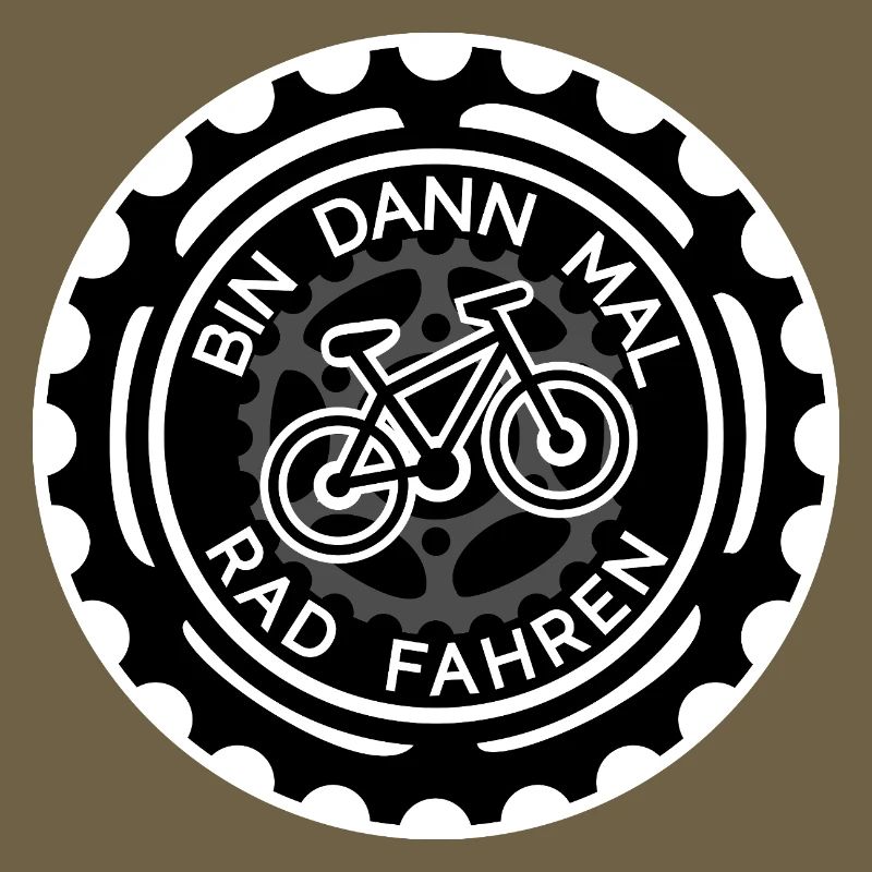 Bin dann mal Radfahren - Conception de logo de VTT