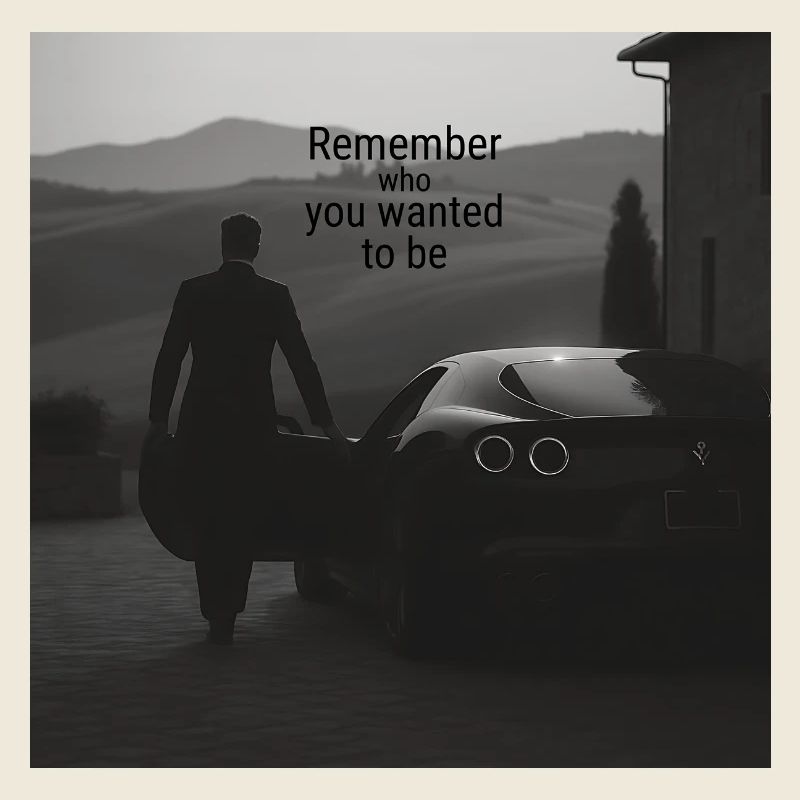 Remember who you wanted to be
