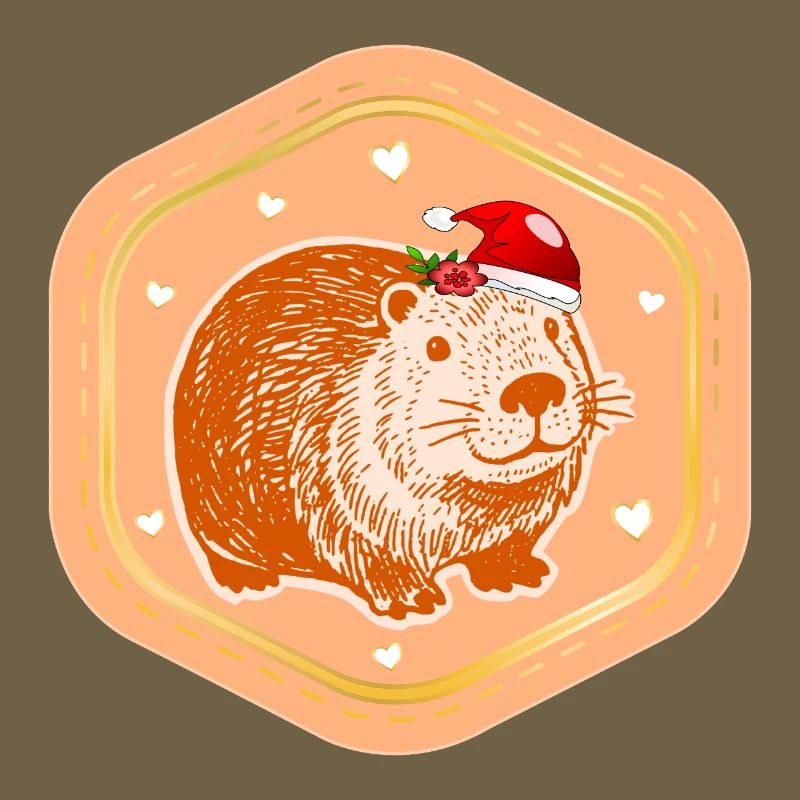 WEIHNACHTEN CAPYBARA NIKOLAUS
