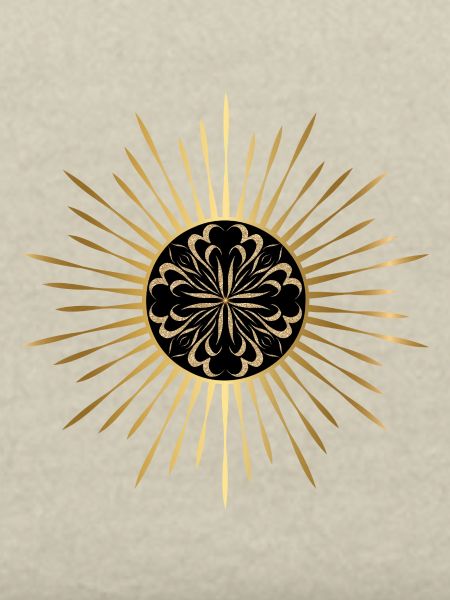 Golden Sun Mandala