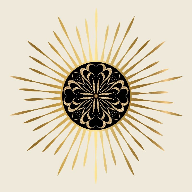 Mandala der Goldenen Sonne