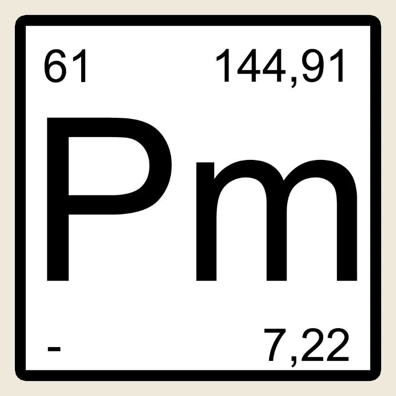 Typographie minimaliste Promethium Pm