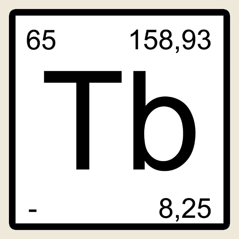 Tb Period Symbol Minimalism