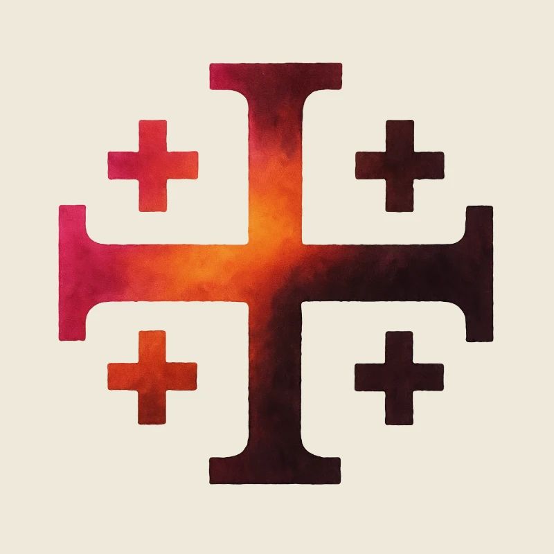 Croix de Kairos (Croix de Jérusalem) – Forge du volcan