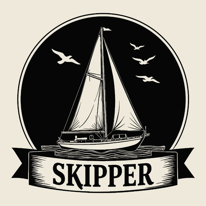 Skipper Sailboat Maritime Captain