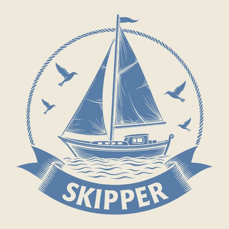 Skipper Sailboat Maritime Captain