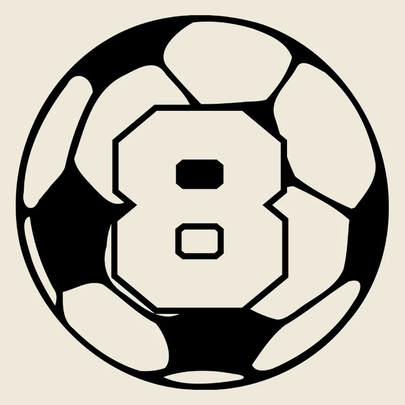 Nummer 8 Fußball - 8. Jubiläum