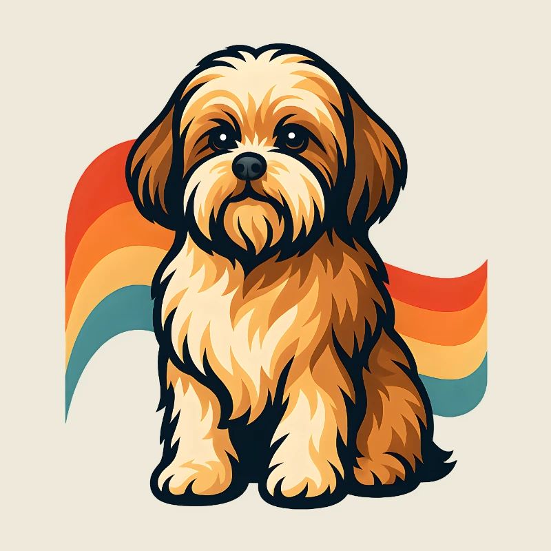 Shih Tzu Hund Regenbogen Traum