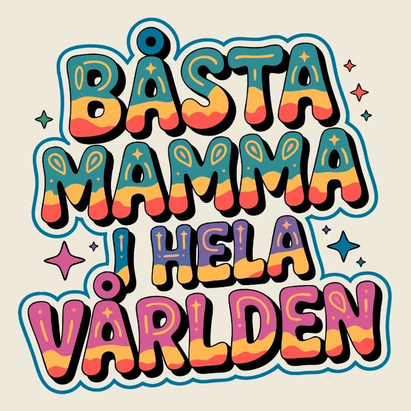 Meilleure maman du monde entier colorée