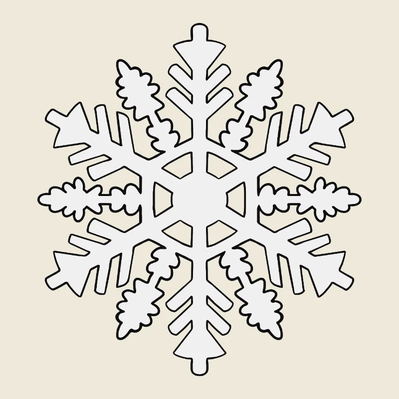 Snowflake Silhouette