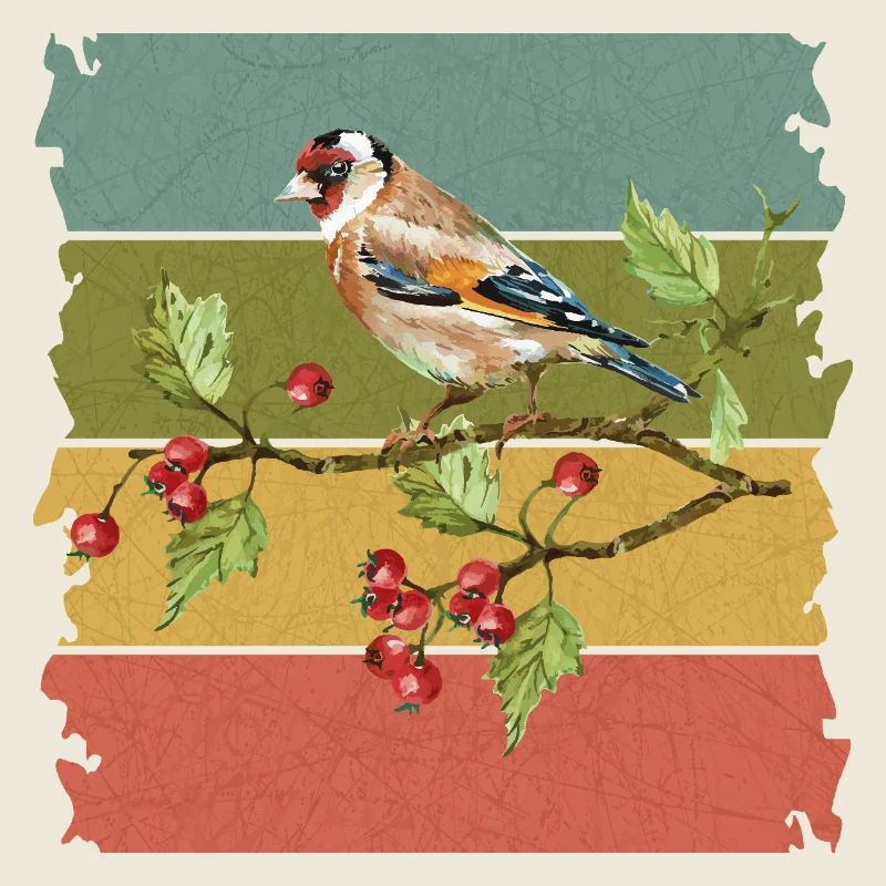 Colorful bird