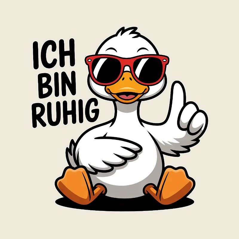 Coole Ente Spruch – Ich bin ruhig Lustig